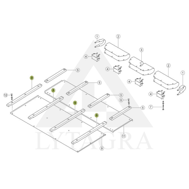 Slopintuvas 729 MM CLAAS 531459 Slopintuvas 729 MM CLAAS 531459
