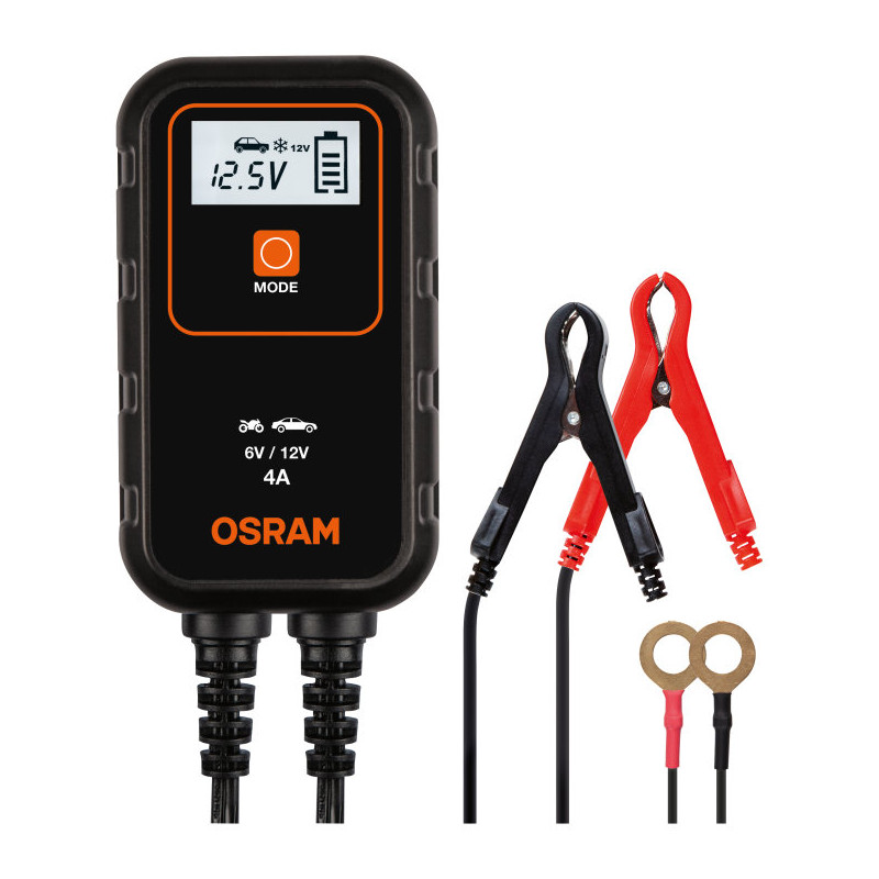 OSRAM įkroviklis 6/12V 4A 90AH