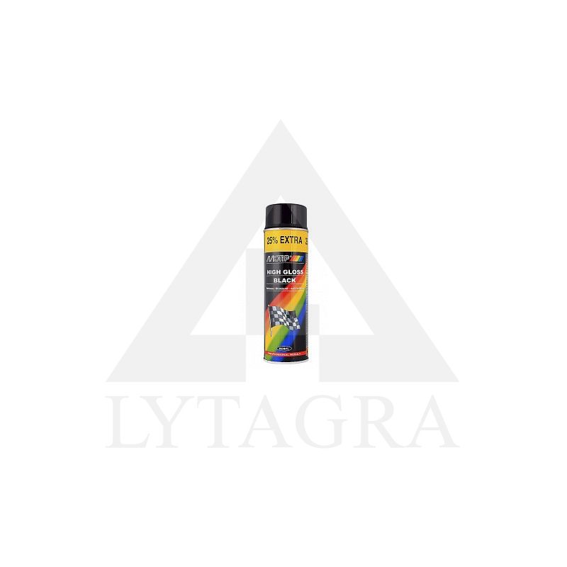 MOTIP Dažai juodi blizgantys 500ml