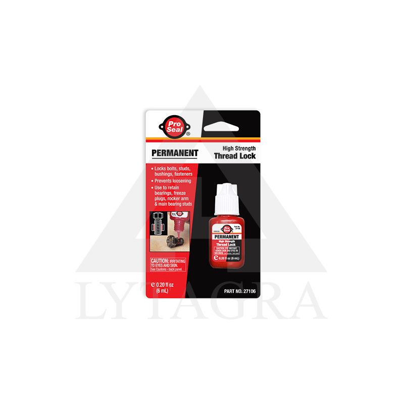 PRO SEAL Srieginių sujungimų fiksatorius raudonas 6ml