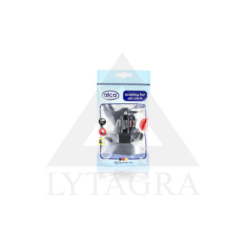 ALCA Kroviklis 3xUSB 12/24V 2.1A juodas