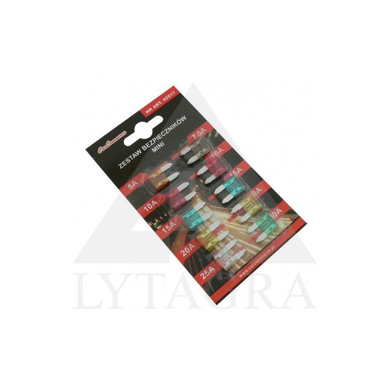 CARCOMMERCE Mini saugiklių komplektas