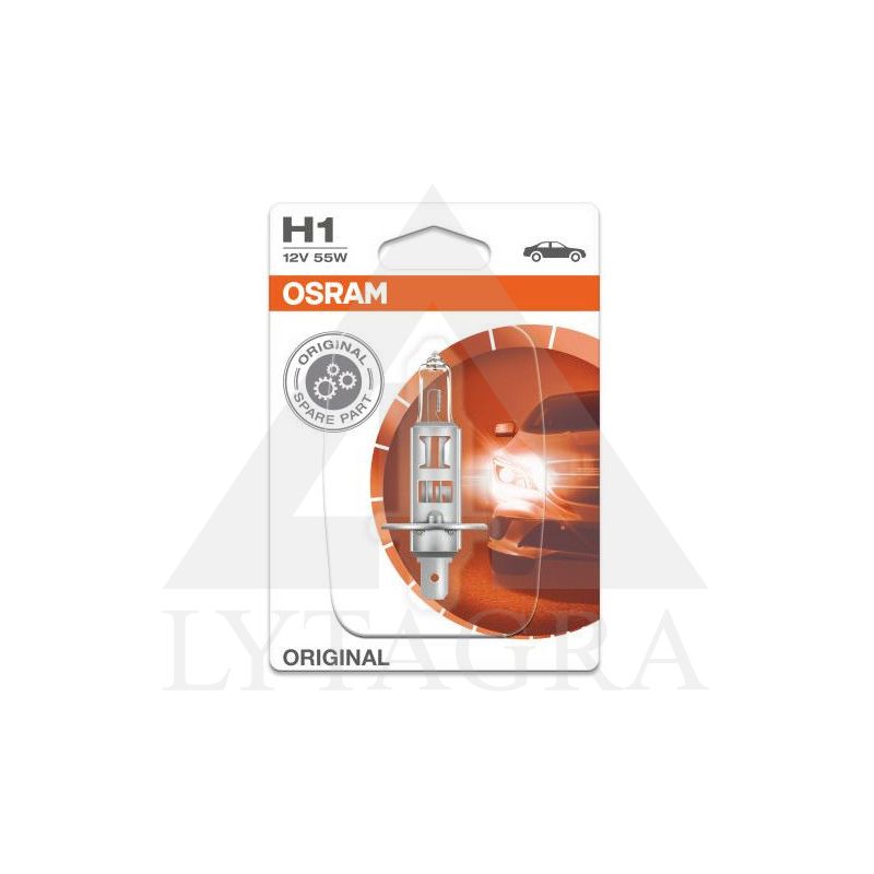 OSRAM Automobilinė lemputė H1 55W 12V P14.5S 1vnt