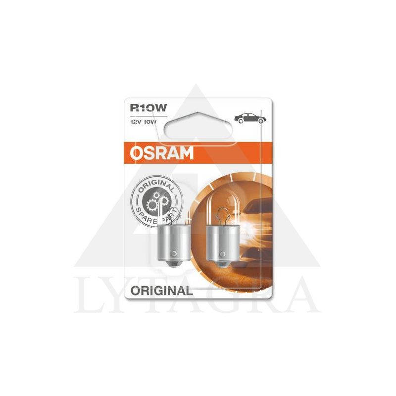 OSRAM Automobilinės lemputės 10W 12V BA15S 2vnt