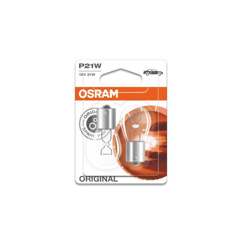 OSRAM Automobilinės lemputės 21W 12V BA15S 2vnt