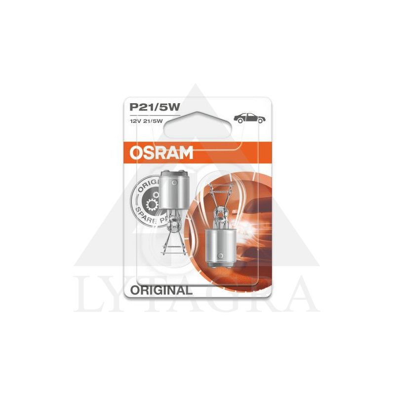 OSRAM Automobilinės lemputės 21/5W 12V BAY15D 2vnt
