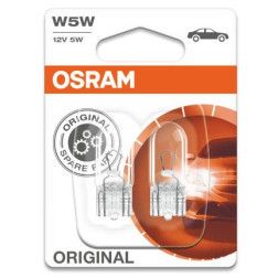 OSRAM Automobilinės lemputės 5W 12V W2.1x9.5D 2vnt