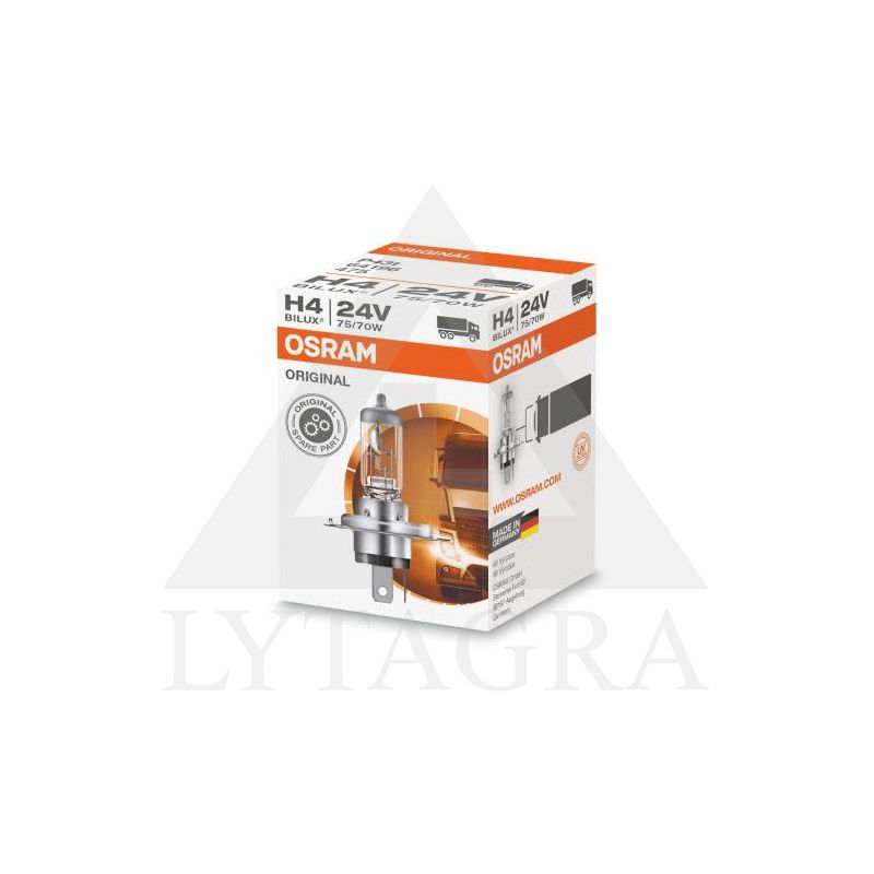 OSRAM Automobilinė lemputė H4 75/70W 24V 1vnt