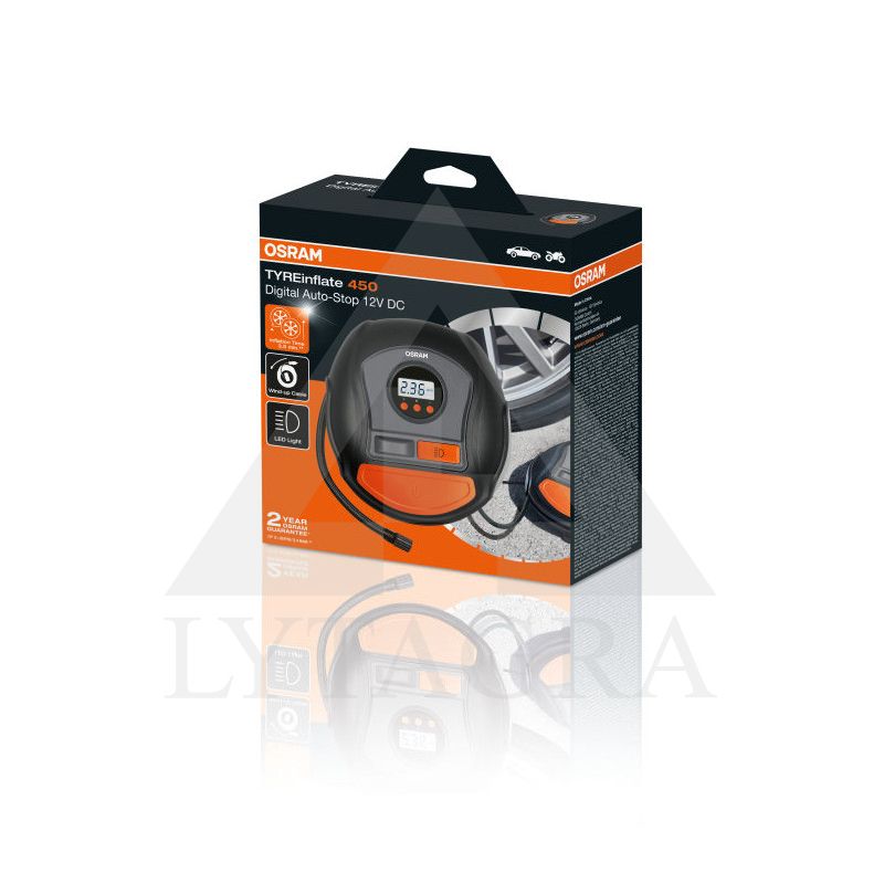 OSRAM Oro kompresorius skaitmeninis 5.5BAR 12V