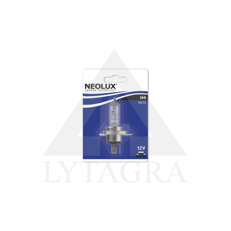 NEOLUX Automobilinė lemputė H4 60/55W 12V P43T 1vnt