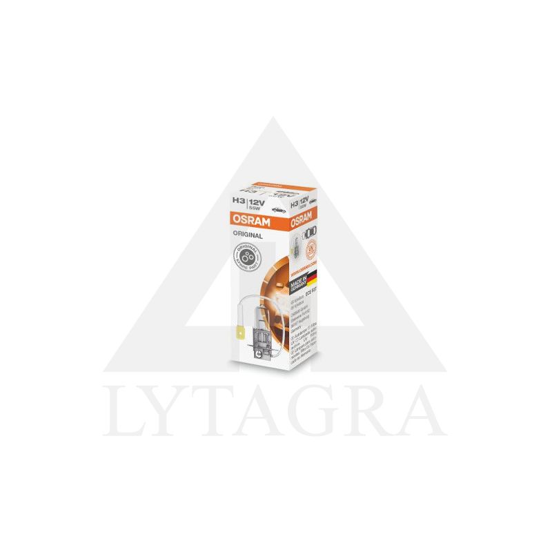 OSRAM Automobilinė lemputė H3 55W 12V PK22S 1vnt