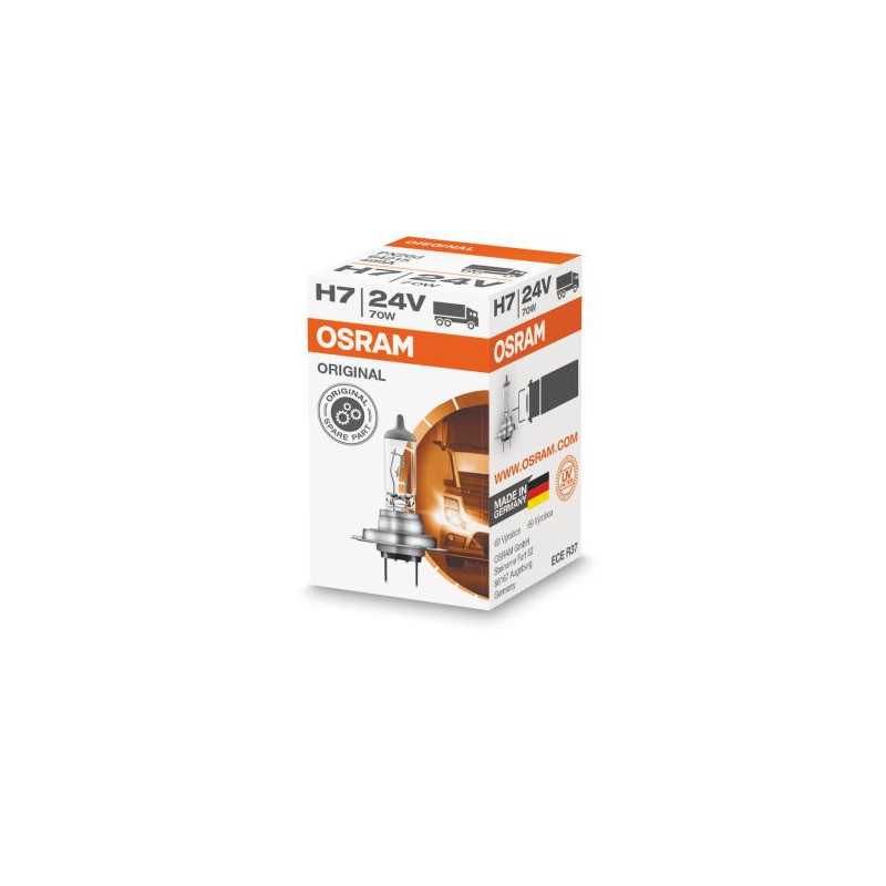 OSRAM Automobilinė lemputė H7 70W 24V PX26D 1vnt