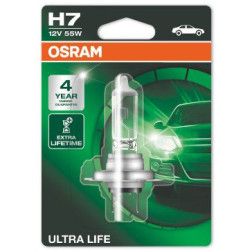 OSRAM Automobilinė lemputė ULTRA LIFE H7 55W 12V PX26D 1vnt