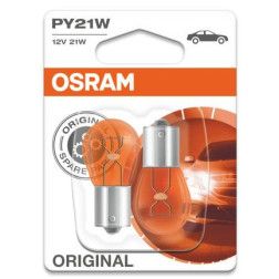 OSRAM Automobilinės lemputės 21W 12V BAU15S (geltona) 2vnt