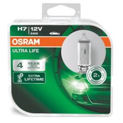 OSRAM Automobilinės lemputės ULTRA LIFE H7 55W 12V PX26D 2vnt