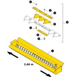 Varžtai su veržle M6 X 16 mm NEW HOLLAND 84429099 50vnt
