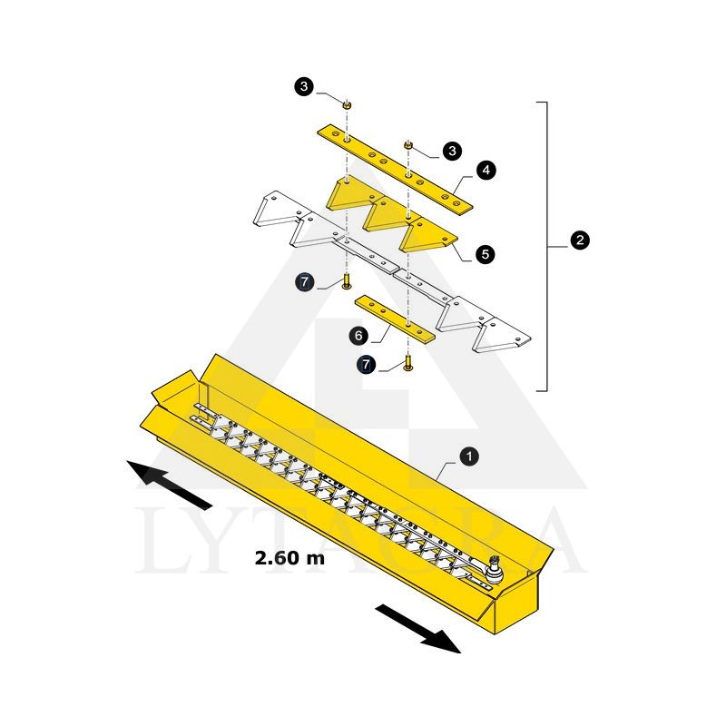 Varžtai su veržle M6 X 16 mm NEW HOLLAND 84429099 50vnt