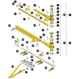 Varžtai su veržle M6x20mm NEW HOLLAND 84429100 50vnt