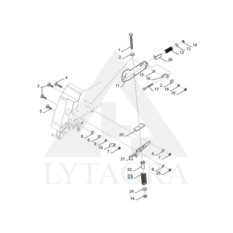 Spyruoklė NEW HOLLAND 80920397