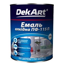 Alkidinė emalė DEKART PF-115P, šokoladinė, 0.9 kg