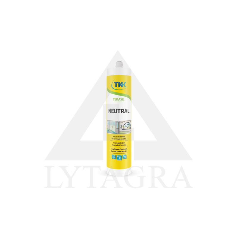 217040 SILIKONAS NEUTR.TEKASIL 280ML BALTAS
