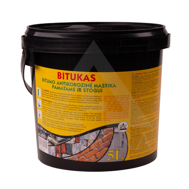 BITUMINĖ-KAUČIUKINĖ MASTIKA 5L