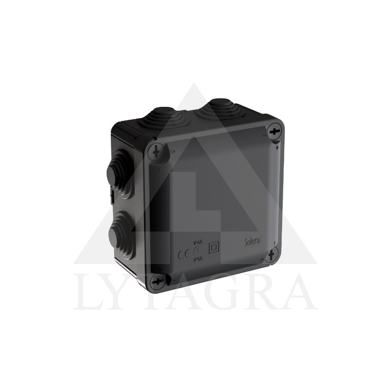 MONTAVIMO DĖŽUTĖ Y715N JUODA SU SANDAR.IK08 110X110X60 GWT850C IP55 SOLERA