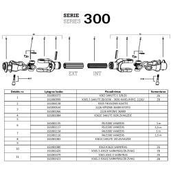 3036/1500/KH/X365-X365 KARDANAS 6X6