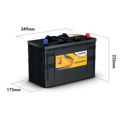 Valčių akumuliatorius KYOTO Marine 110Ah