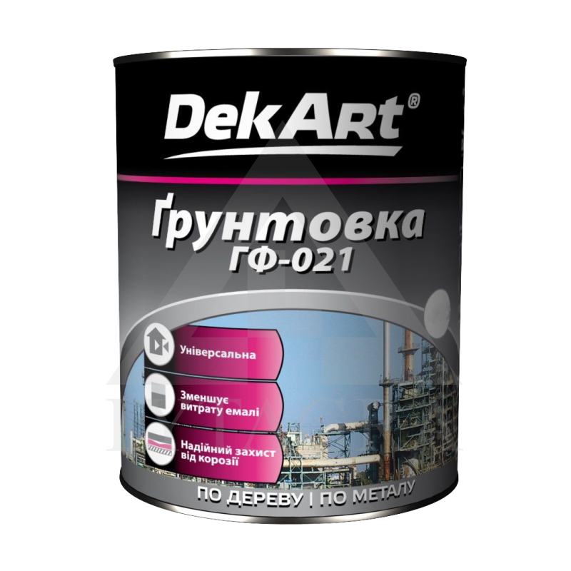 Gruntas metaliniams ir mediniams paviršiams DekART, raudonai rudas, 2.8 kg