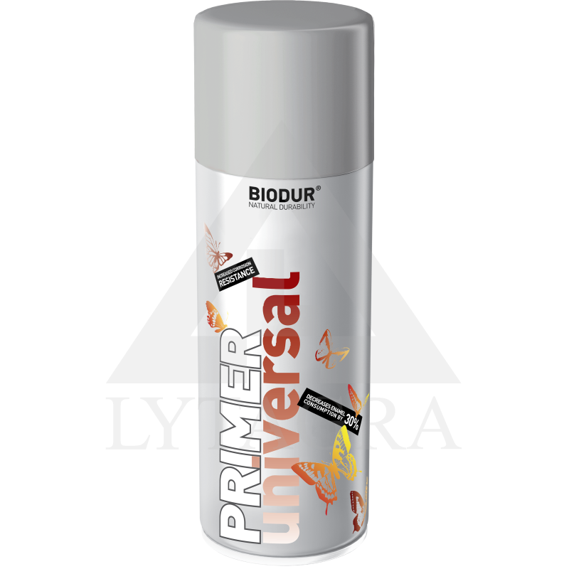 Universalus akrilinis gruntas BIODUR, pilkas, 500 ml
