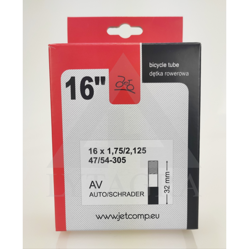Dviračių padangų kamera Jet 16" D148