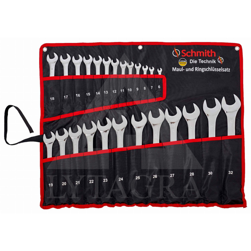 Kombinuotų veržliarakčių rinkinys 25 vnt Schmith SQKPO-03