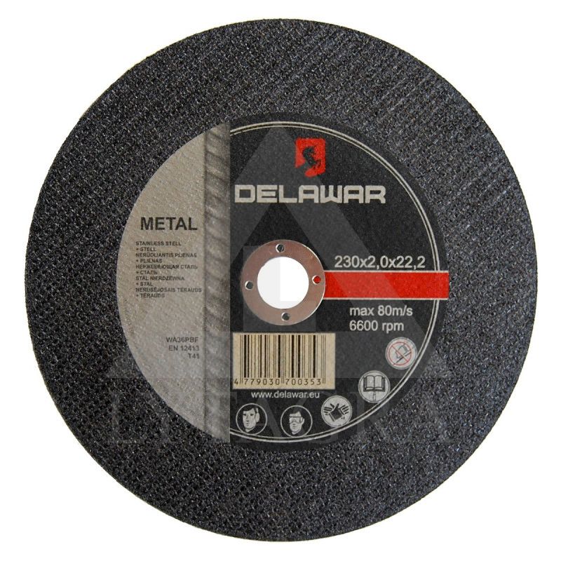 Diskas metalo pjovimui DELAWAR 230x2.0x22