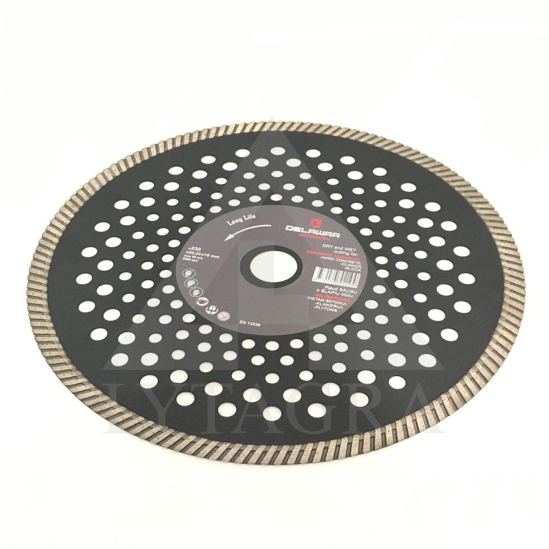 Diskas deimantinis DELAWAR Turbo HOT RC D230