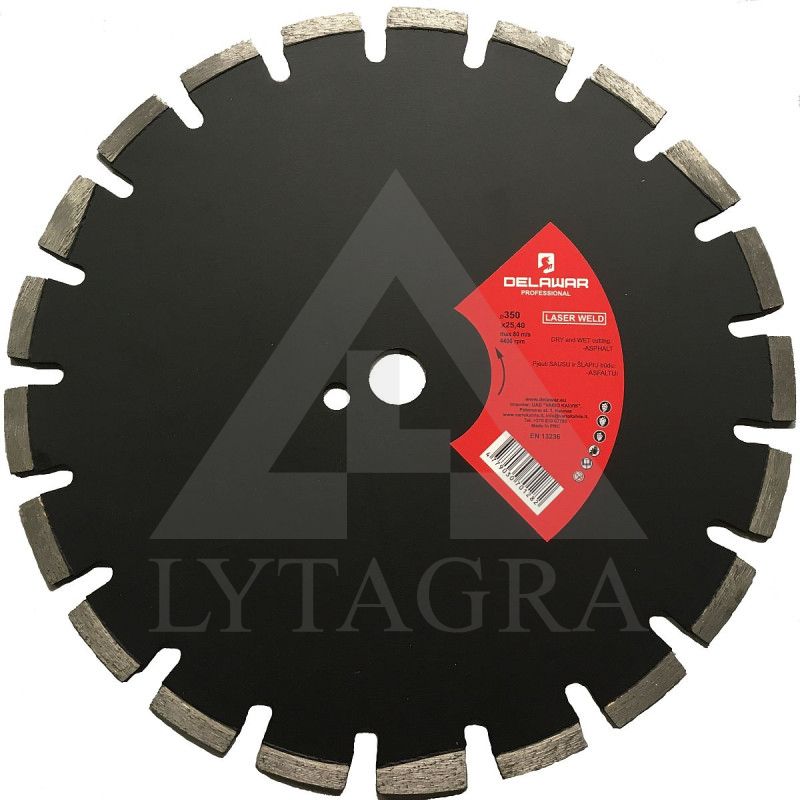 Diskas deimantinis DELAWAR Asphalt/Laser D350