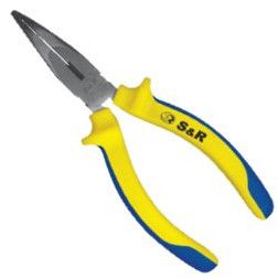 Replės prailgintos lenktos S&amp R 163202101, 160mm