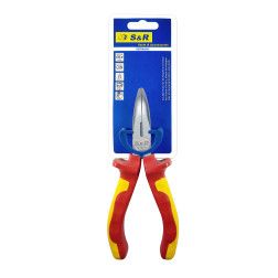 Replės lenktos S&amp R 161506160, 160mm VDE ERGO