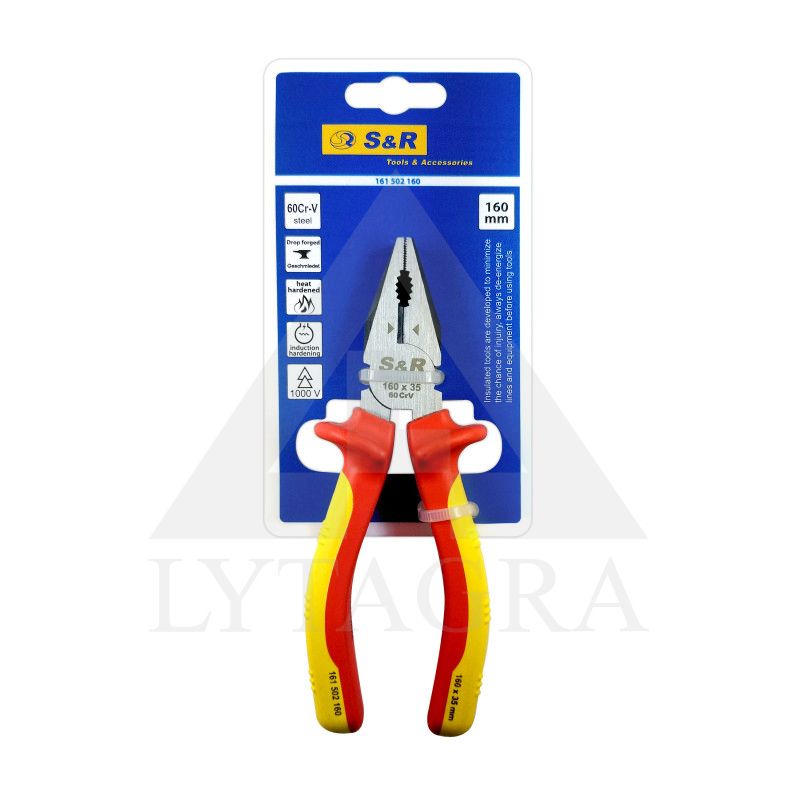 Replės kombinuotos S&amp R 161502160, VDE 160mm