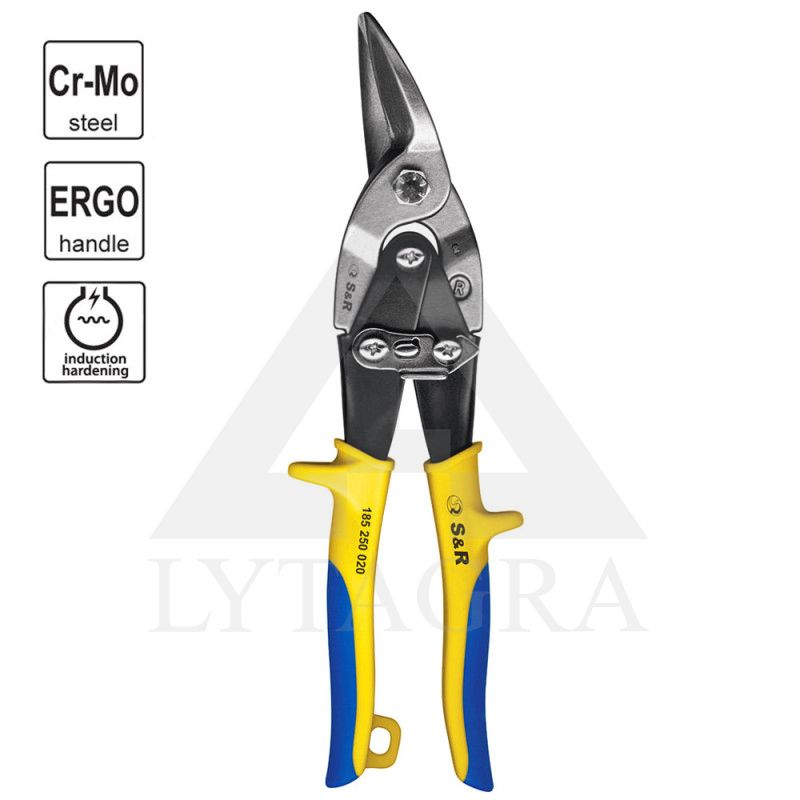 Žirklės S&amp R 185250020, dešinysis kirpimas 250mm