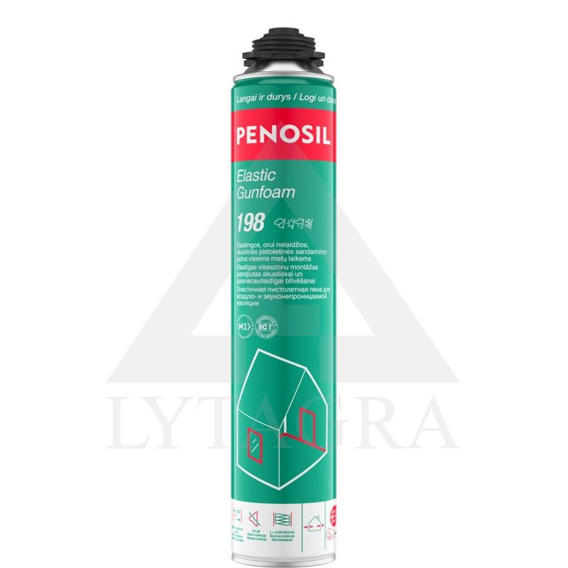 Penosil Elastic Gunfoam 198 pistoletinės sandarinimo putos 800 ml