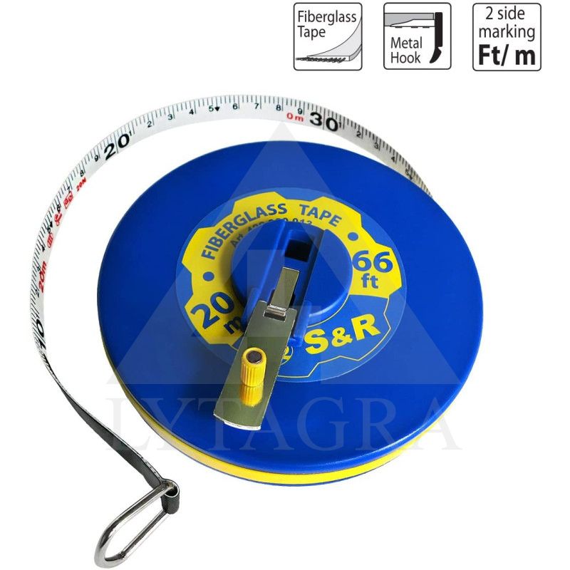 Ruletė S&amp R 422920013, 20m 13mm