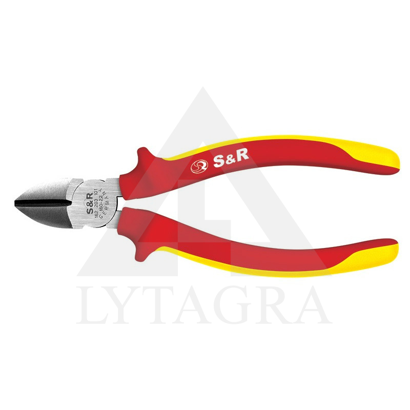161513160 Replės įstrižokirpimo VDE 160 mm S&R