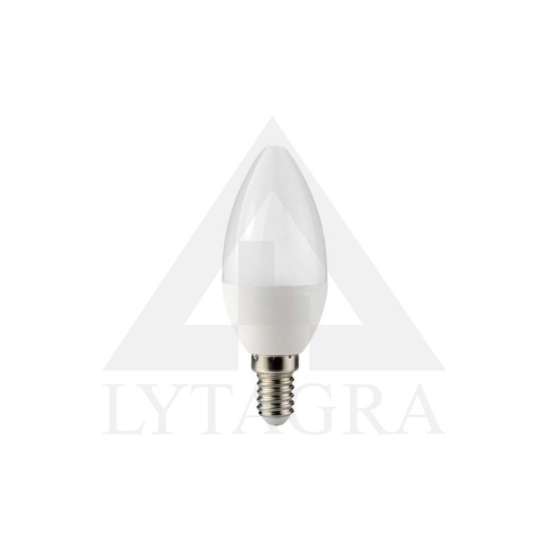 LED lemputė Stromtec C37-6W, E14 480lm 4000K