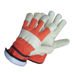 ŽIEMINĖS KIAULĖS ODOS PIRŠTINĖS