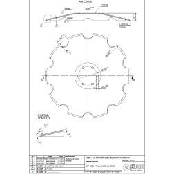C 537703 00311081 DISKAS HORSCH 684x7MM00311081 / 53-6915
