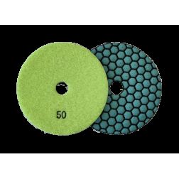 Diskas deimantinis akmens poliravimui kibus 125mm P50 (sausas)