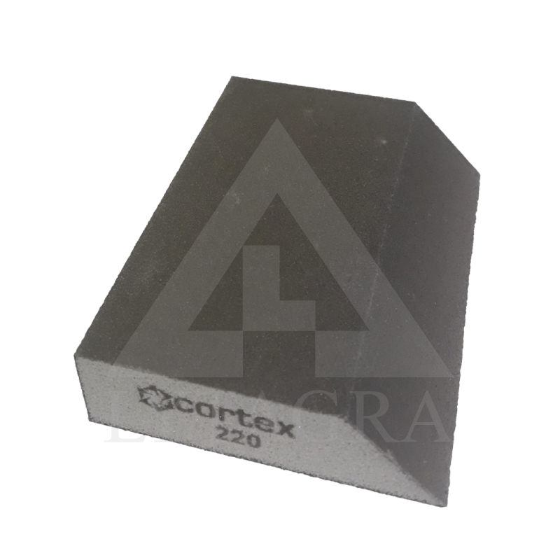 Kempinė šlifavimui 125x90x25 P150 AO (smailiakampė) Cortex