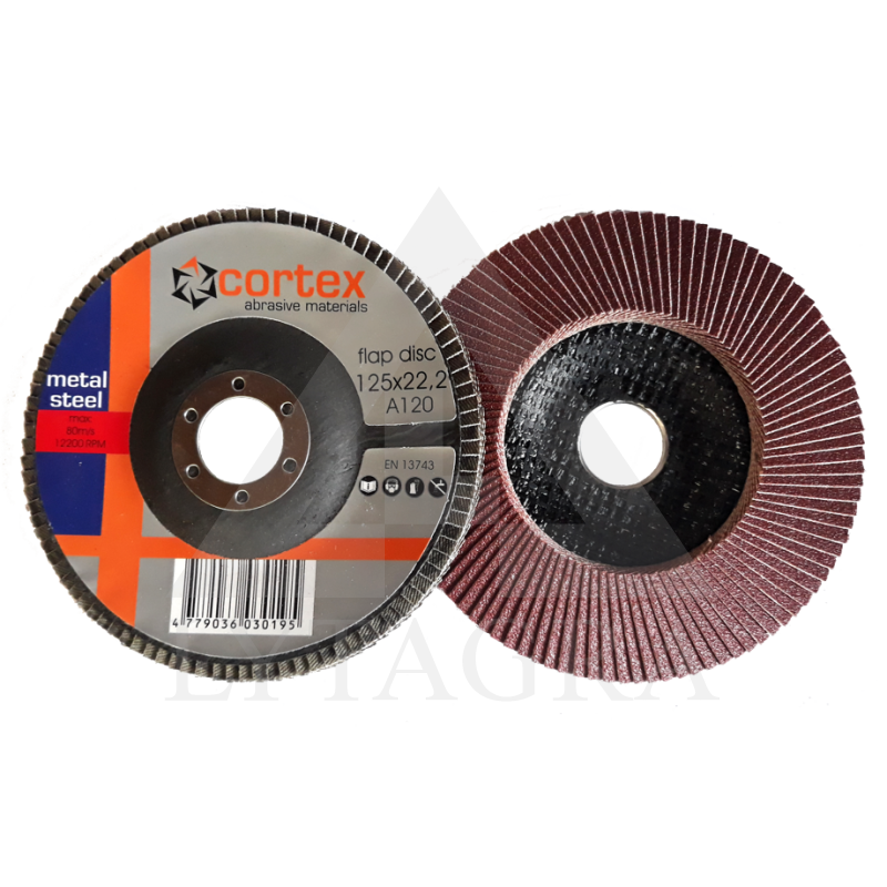 DŠL 125x22 P120 T29 AlO Cortex 80m/s