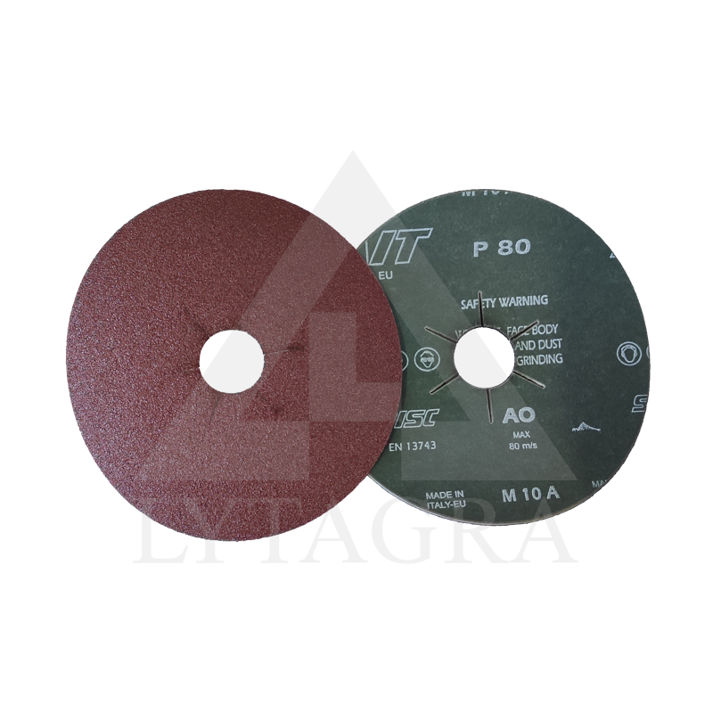 Diskas fibro 2A-X P120 125x22mm Sait